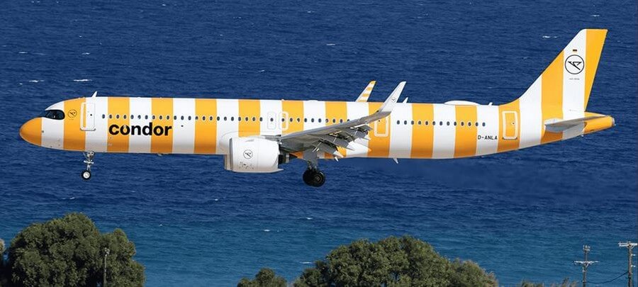 Самолёт Condor Airbus A321neo